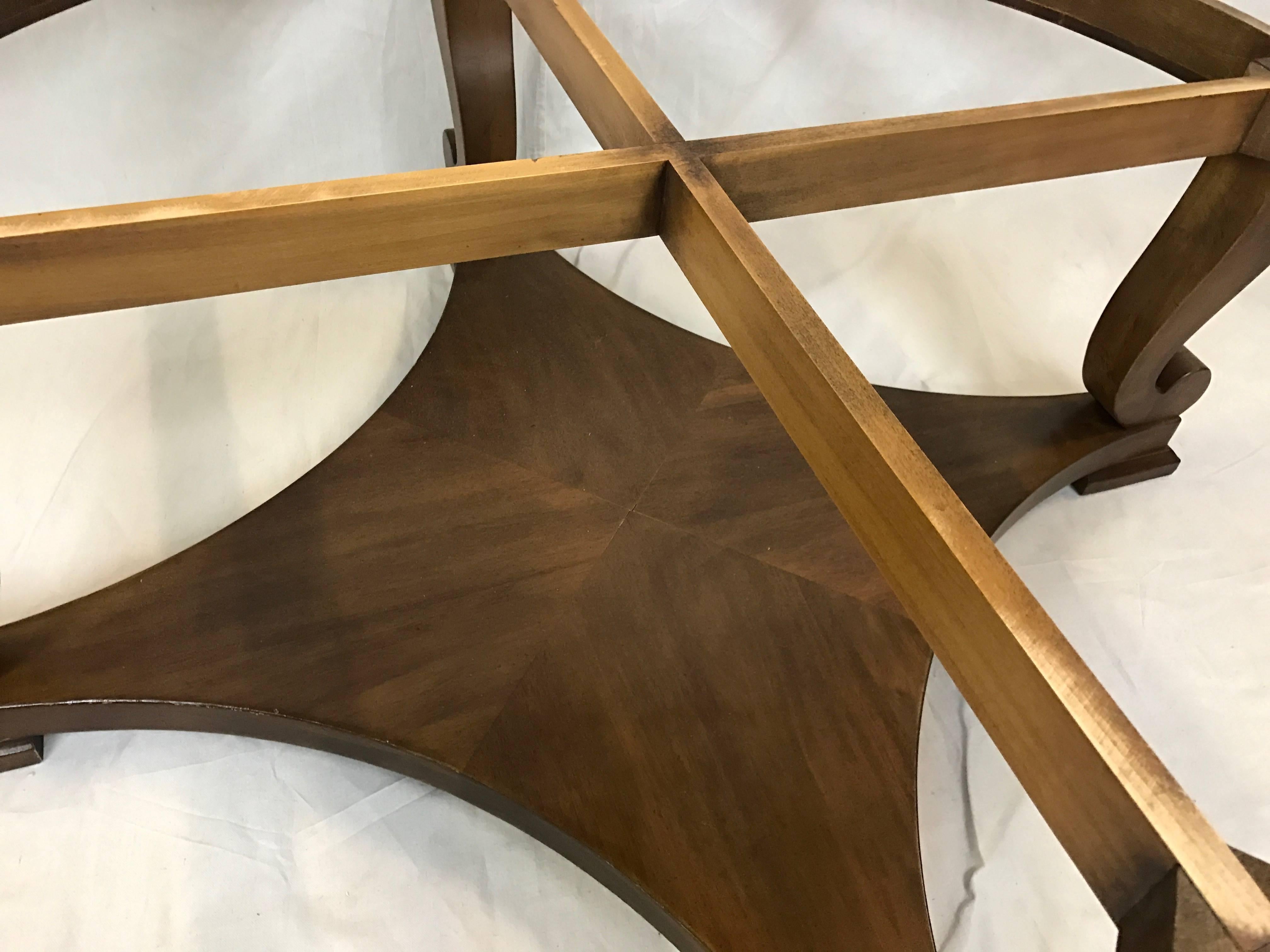 Stained Mid-Century Drexel Heritage Marble Cocktail Table Attributed to Edward Wormley For Sale