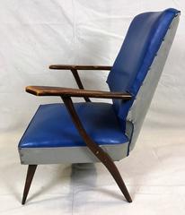 Pair of Mid-Century High-Back Lounge Chairs by Ercol
