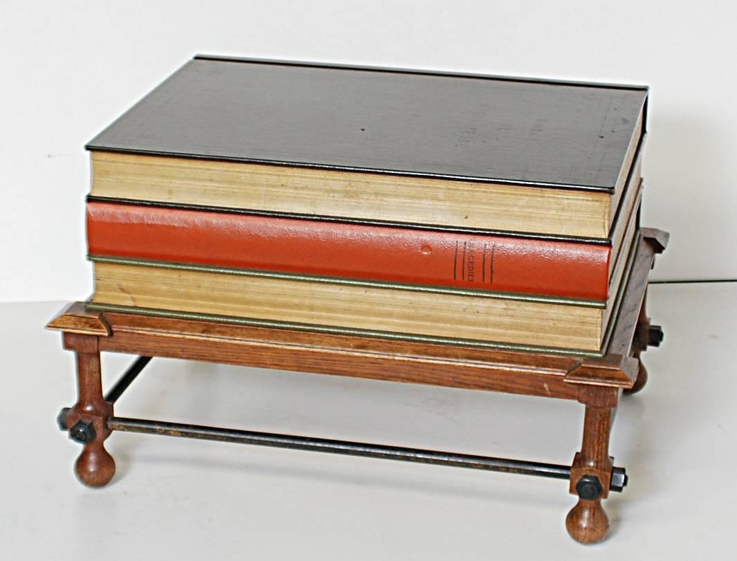 Mid-Century Modern Rare John Dickinson Stacked Books Table For Sale