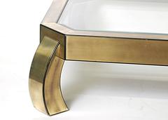 Asian Modern Design Coffee Table by Mastercraft
