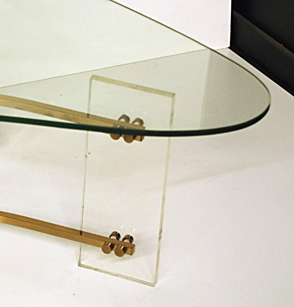 Late 20th Century Charles Hollis Jones Biomorphic Coffee Table with Amoeba Top