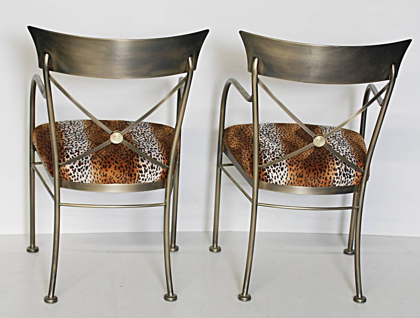 Mid-Century Modern Pair of DIA Design Institute of America Klismos Chairs For Sale