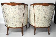 Pair of Louis XVI Style Bergères