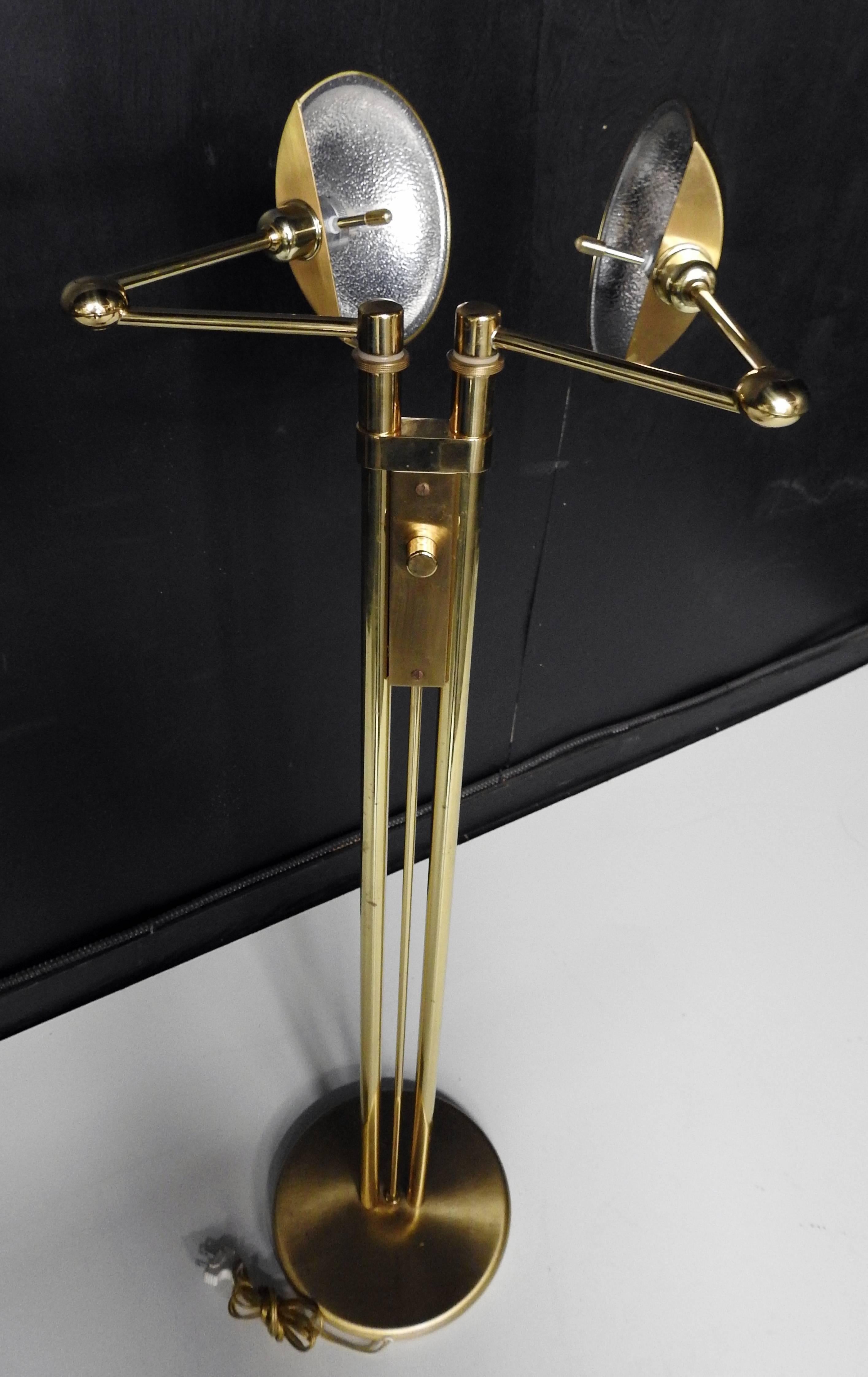 American Holtkotter Leuchten Brass Pharmacy Floor Lamp