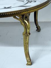 French Modern Design Marble-Top Coffee Table
