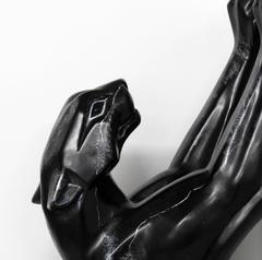 Art Deco Style Fiberglass Panther Statue