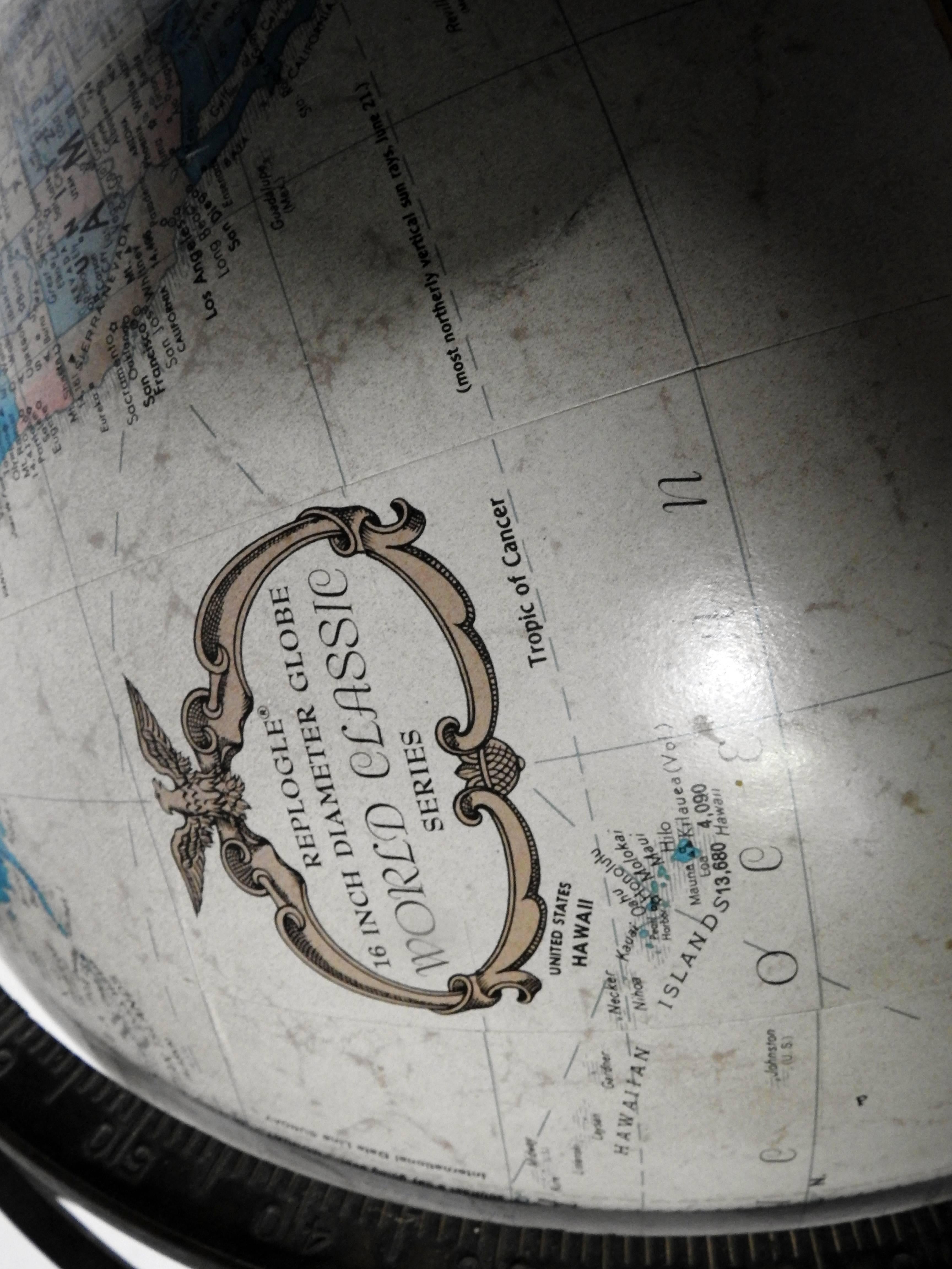 American Replogle World Classic Series Globe Attributed to Paul McCobb For Sale