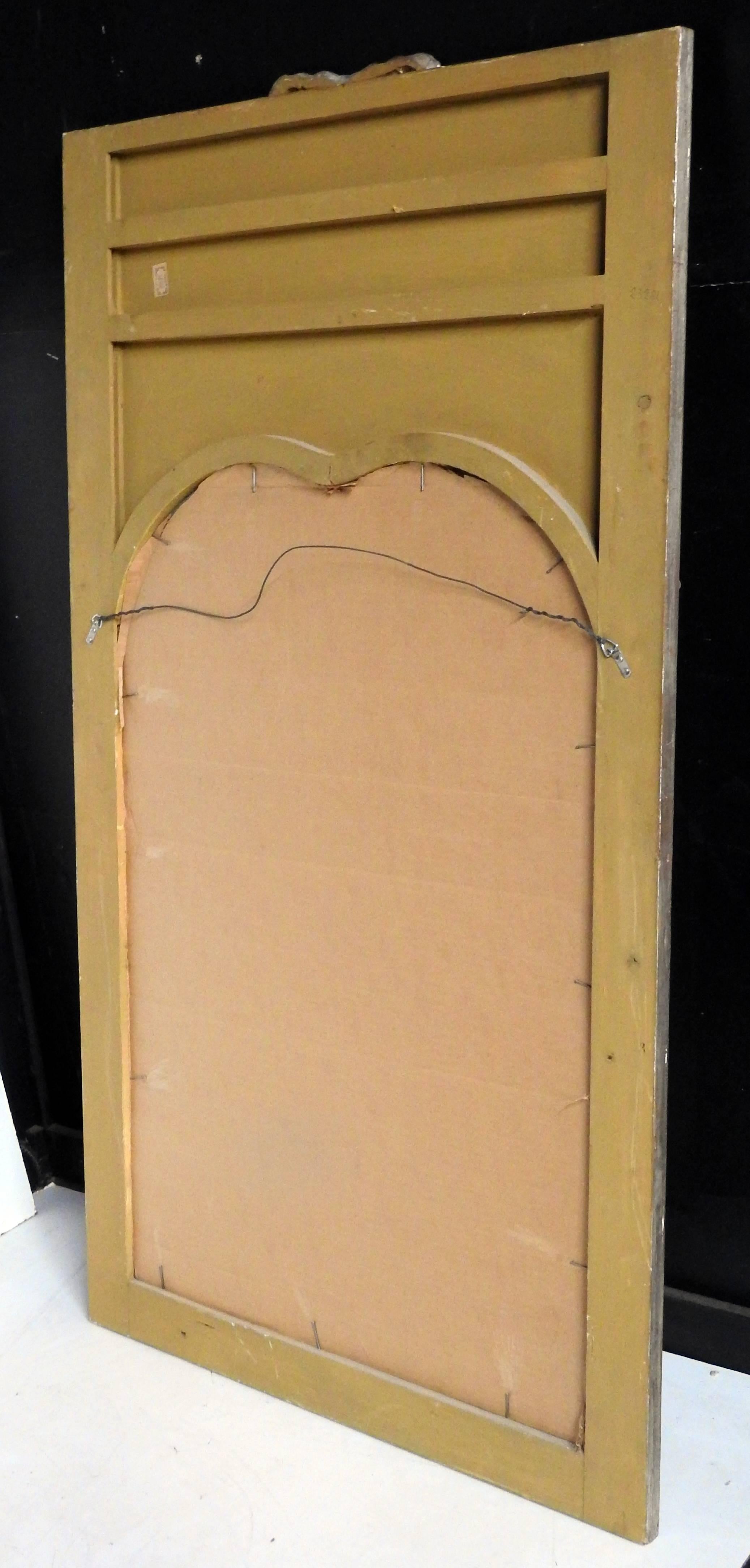 Mid-20th Century Italian Louis XV Style Trumeau Mirror For Sale