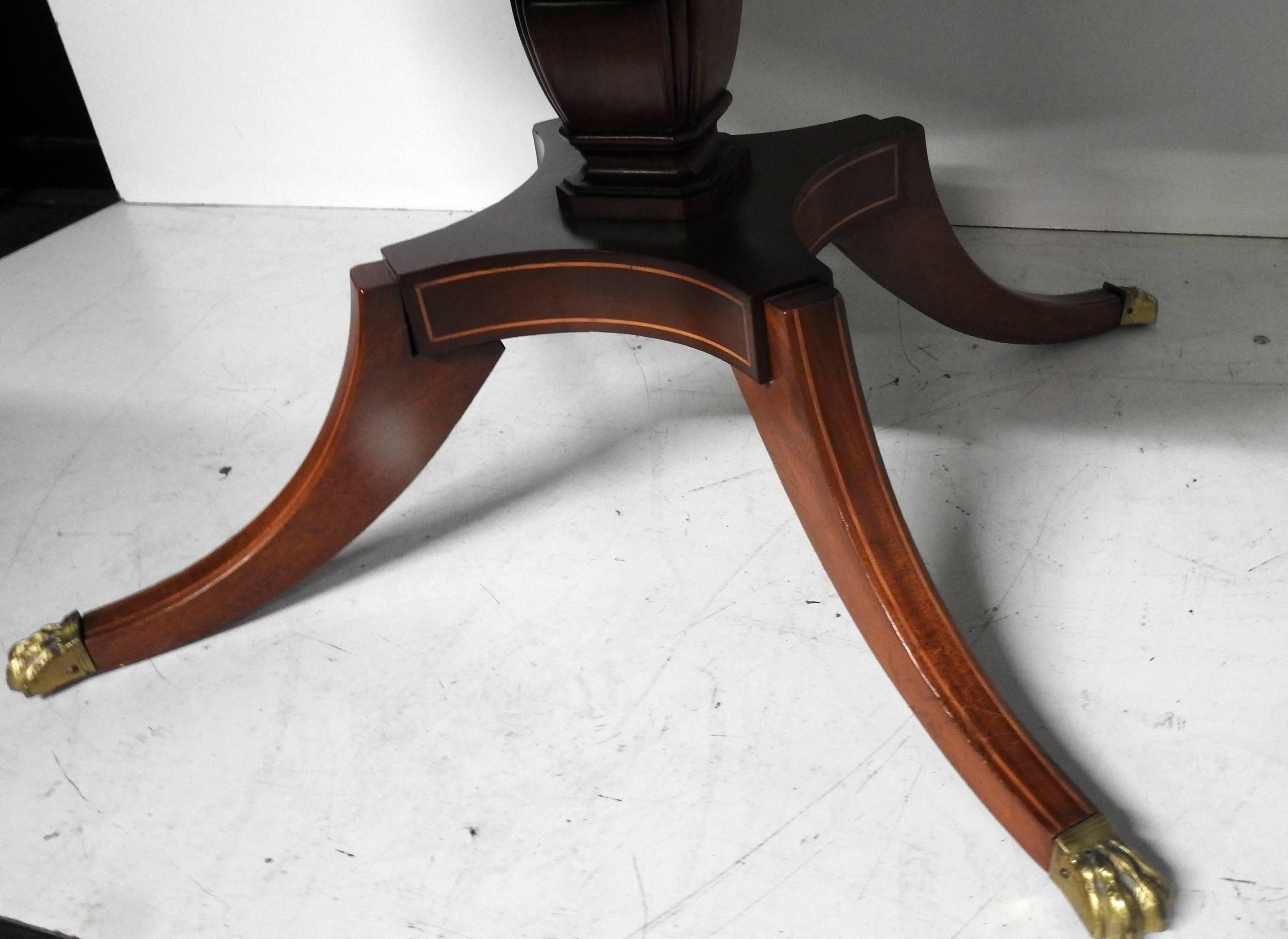 20th Century Regency Style Dining Room Table by Saybolt Cleland