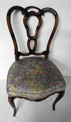 Six Regency Style Faux Bamboo Chairs