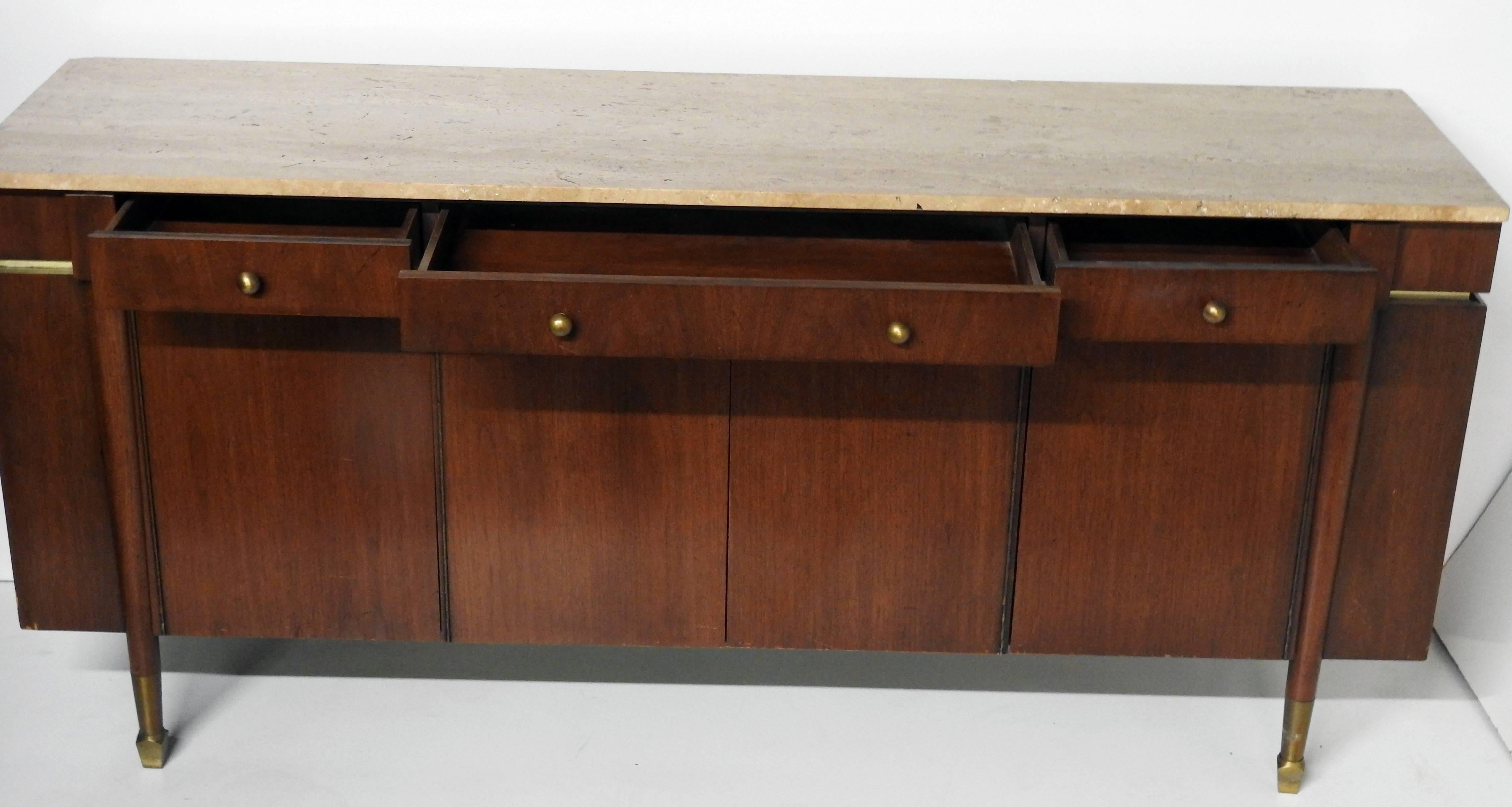 Bronze Mid-Century Modern Sideboard by Heritage Henredon
