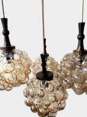 Bubble Amber Pendant in the Style of Helena Tynell for Limburg
