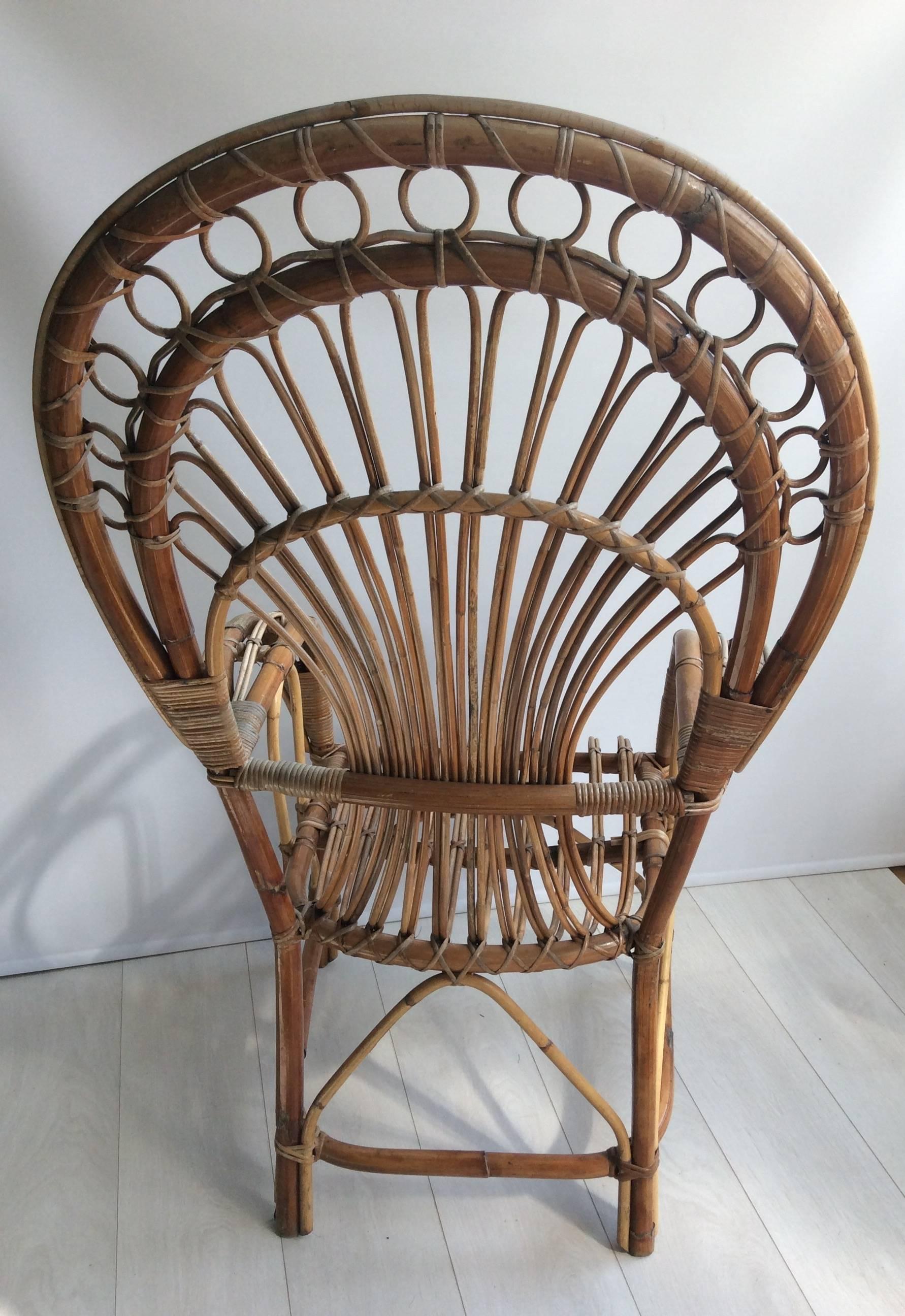 1970 peacock chair