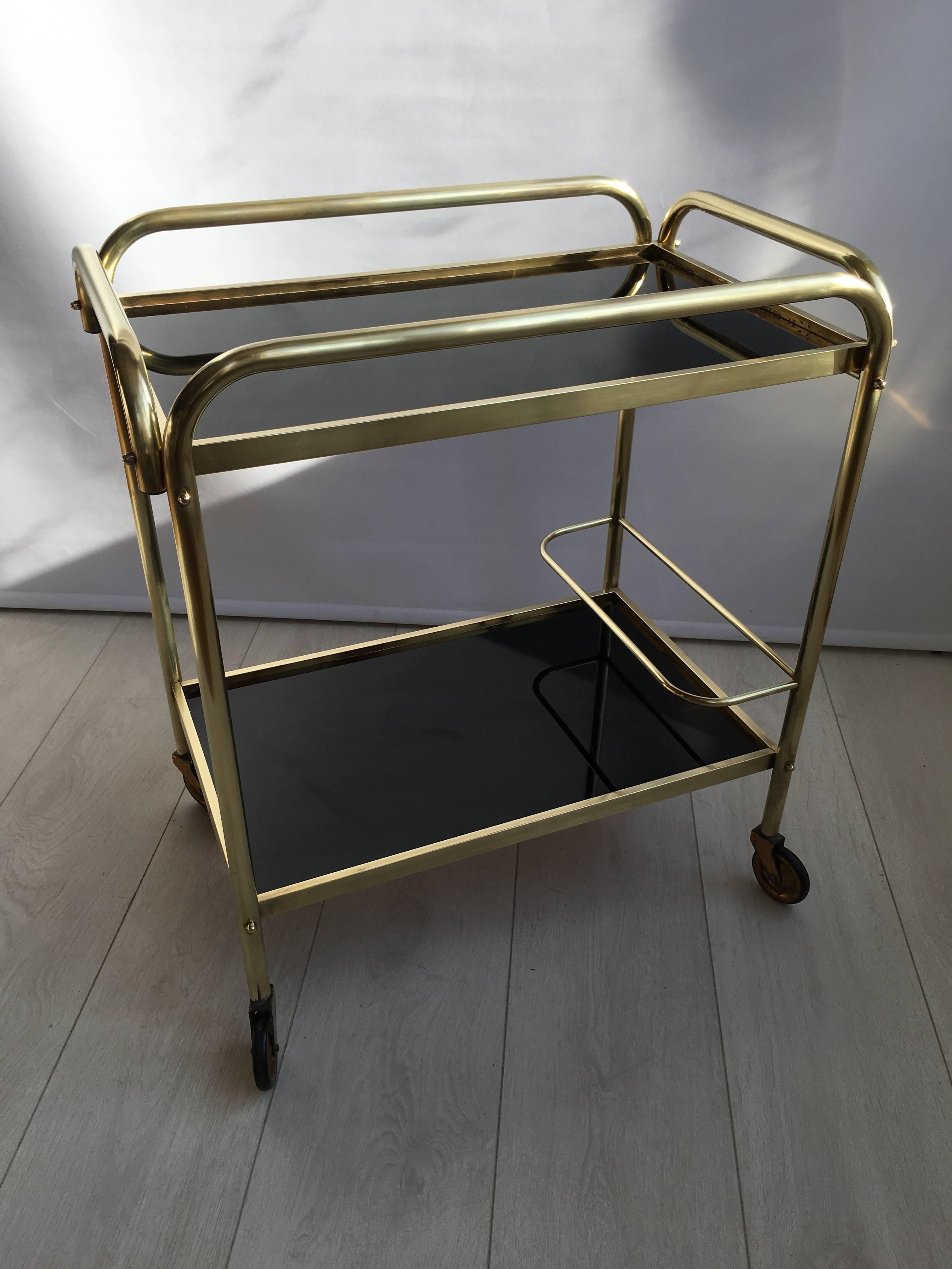 Mid-Century French Drinks Trolley or Bar Cart 1