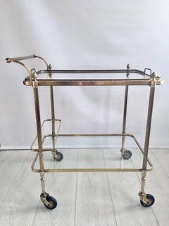 Maison Baguès Brass Drinks Trolley or Bar Cart
