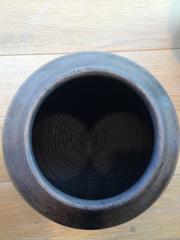 Contemporary 2016 Smoke Fired Vase, One of a Kind, Karen Swami