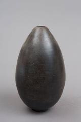 Contemporary 2016, Smoke Fired Vase, One of a Kind, Karen Swami