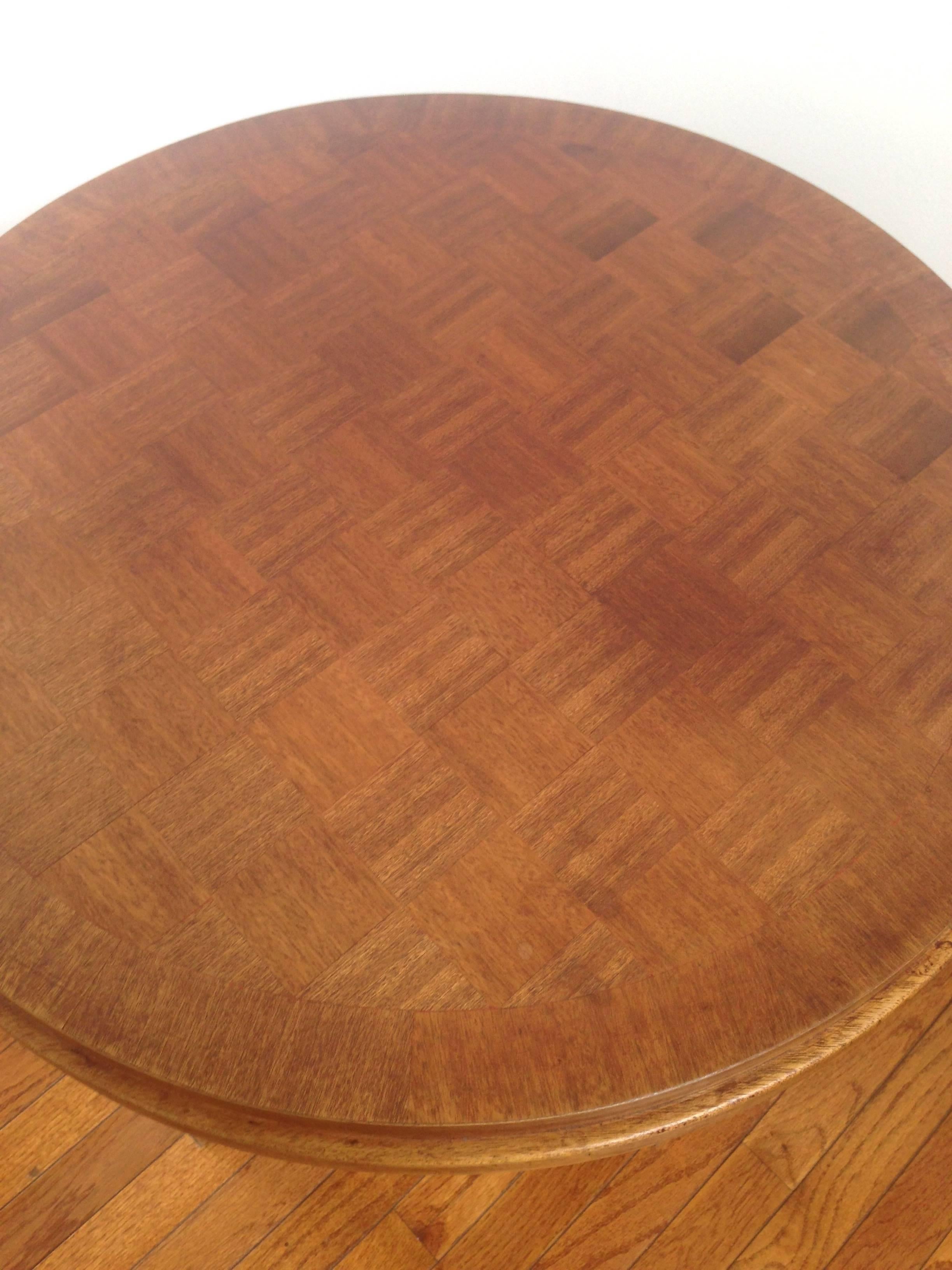 Dominique or Adnet Style French Gueridon or Round Table For Sale 3