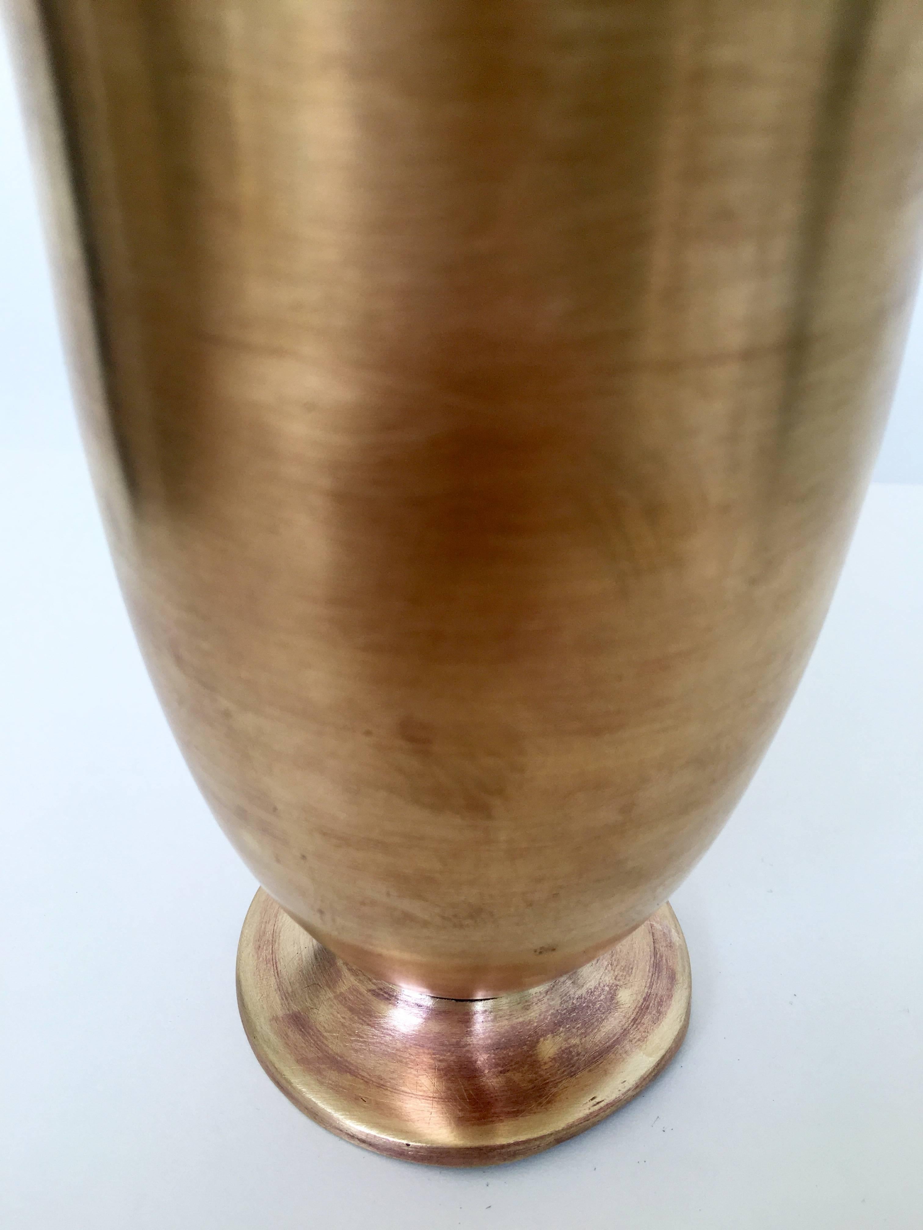 20th Century Just Andersen Bronze Vase, Signed For Sale
