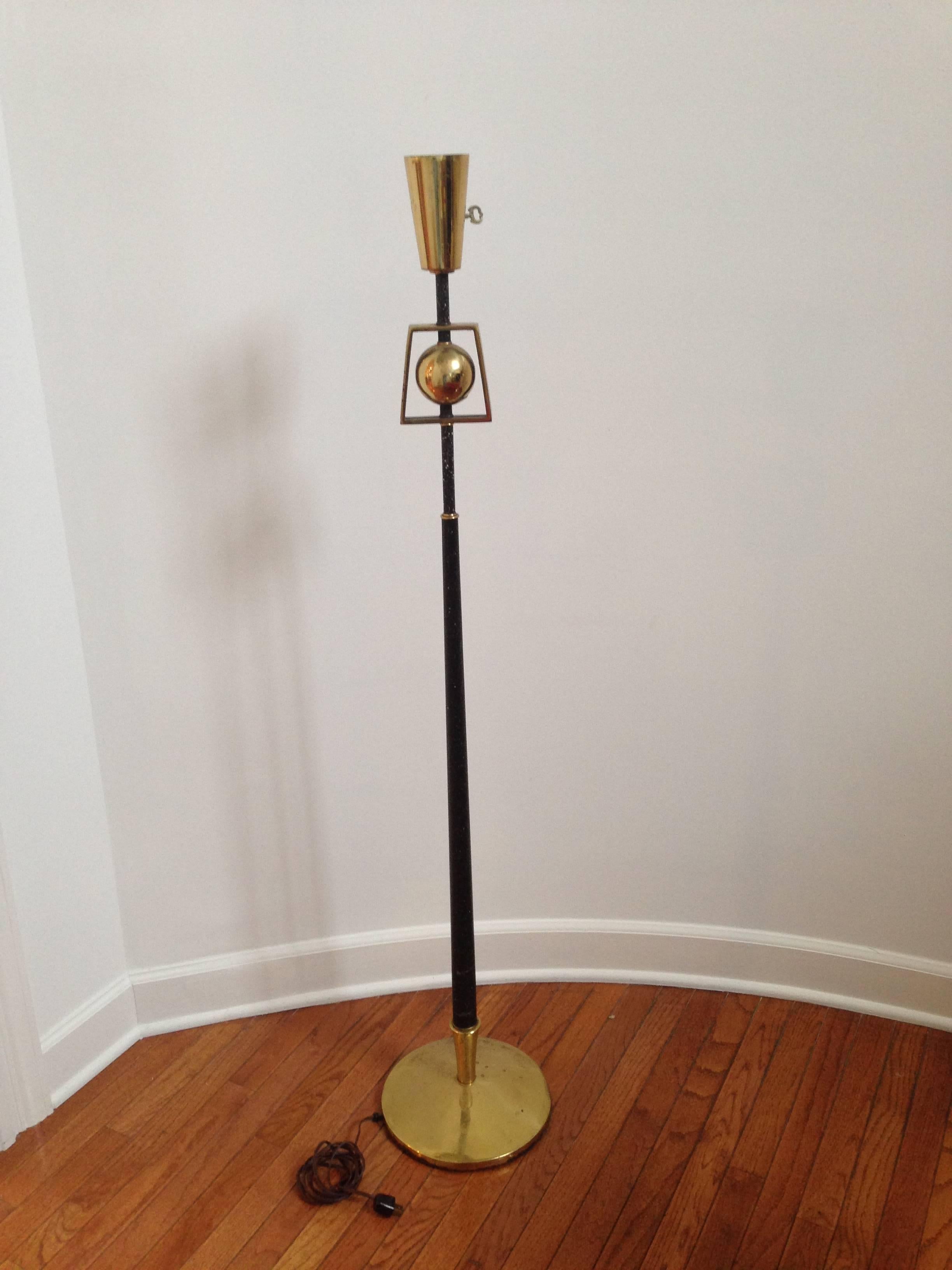 American Mid-Century Modern Floor Lamp For Sale