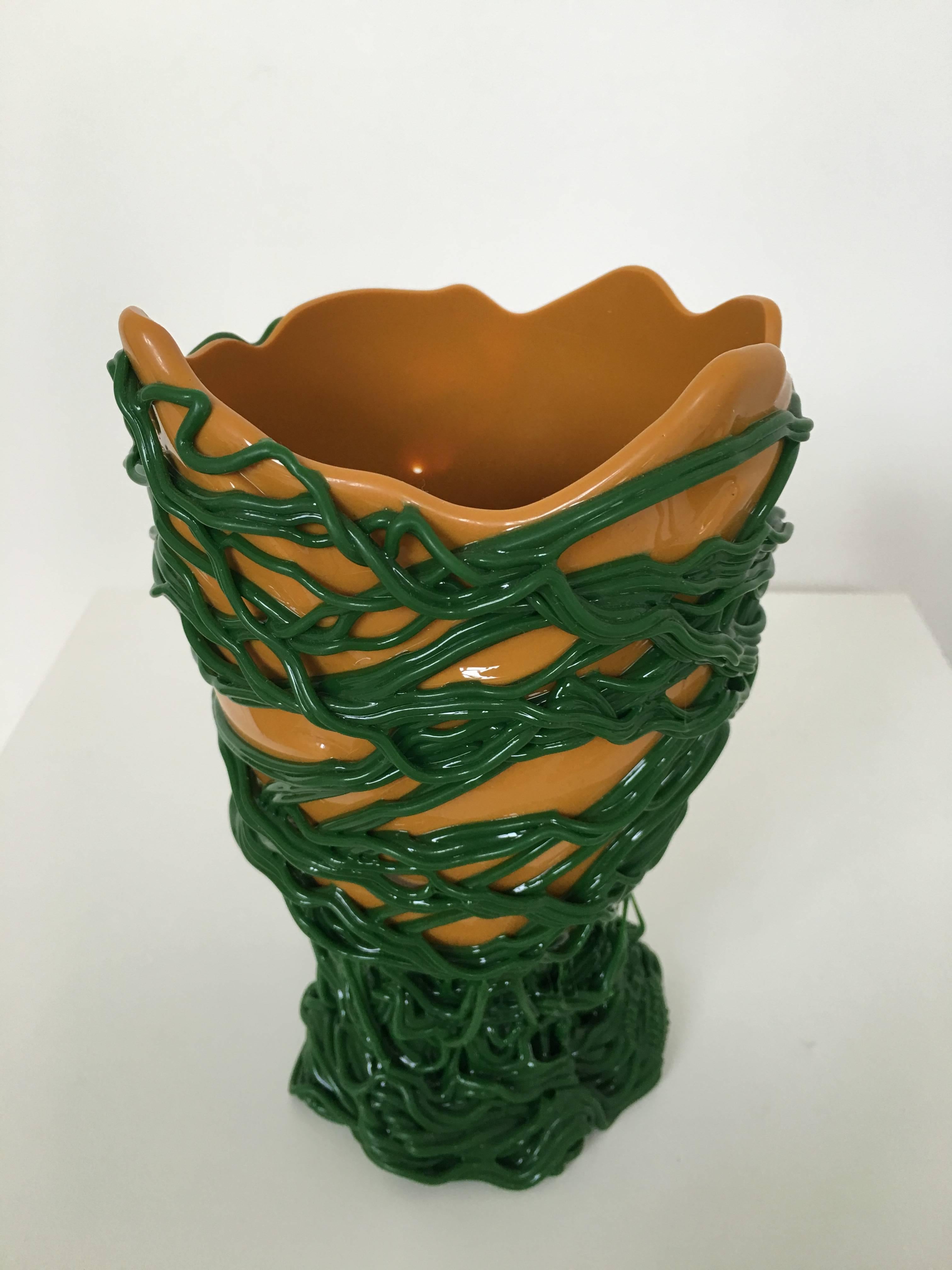 Yellow and Green Gaetano Pesce Vase In Excellent Condition For Sale In Ashburn, VA