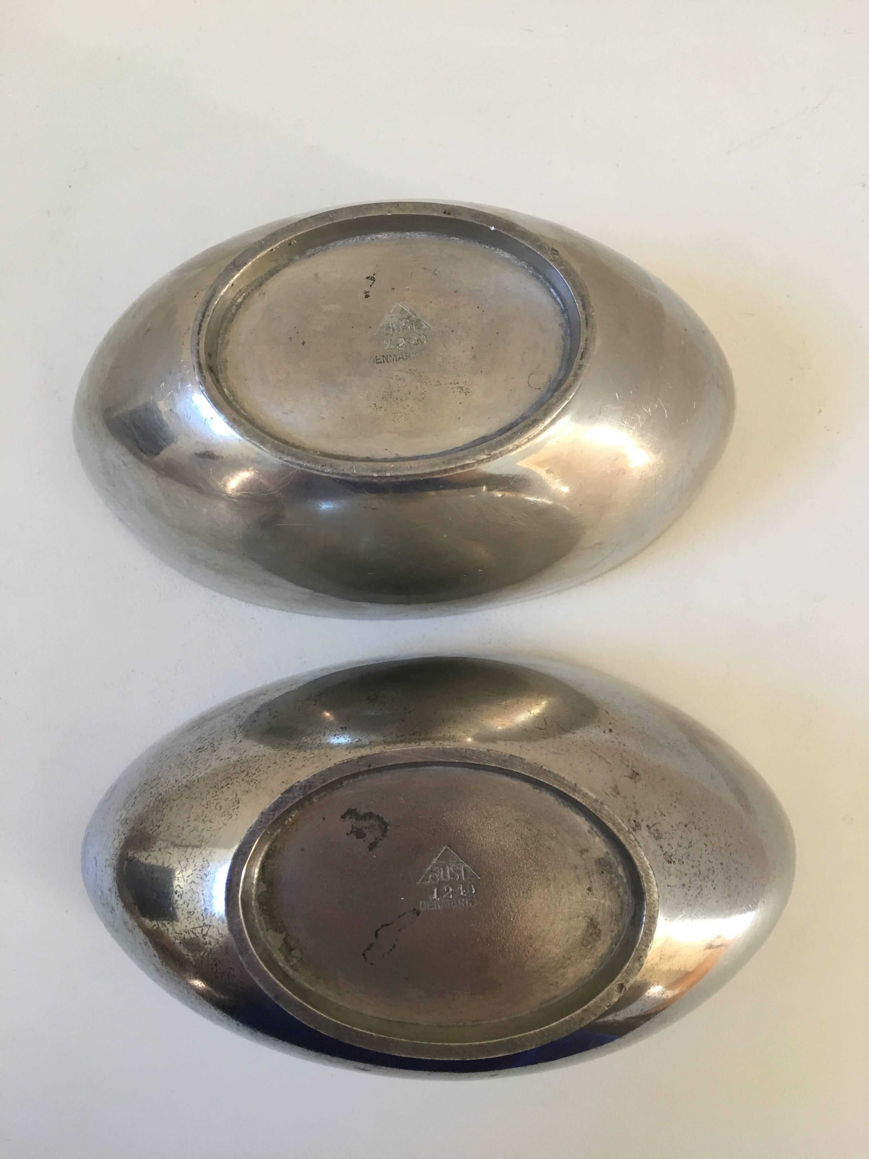Pair of Just Andersen Bowls, Signed For Sale 2