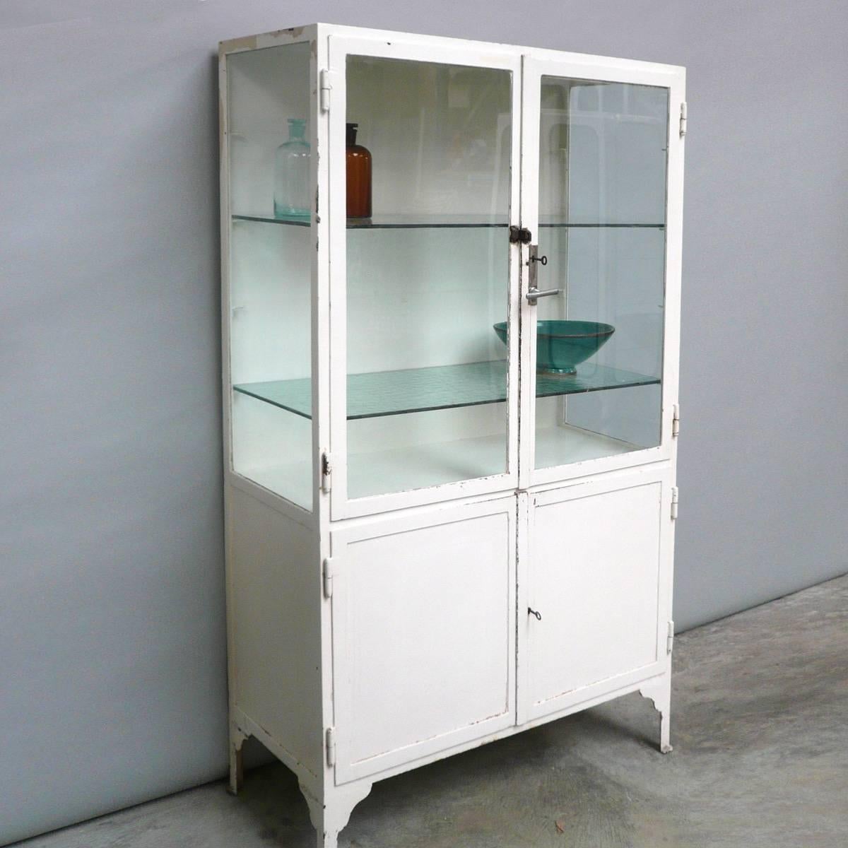 Industrial Vintage Medical Cabinet, 1950s