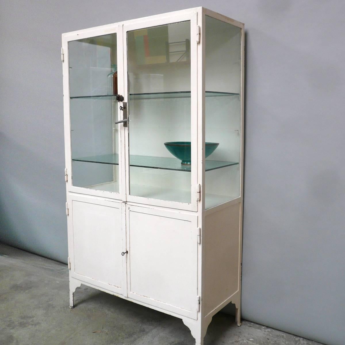 Painted Vintage Medical Cabinet, 1950s