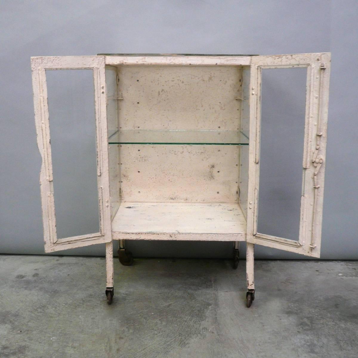 Painted Vintage Medical Trolley, 1940s