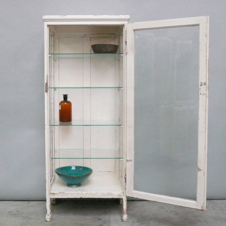 Vintage Hungarian Wood and Glass Medicine 1930s at 1stDibs
