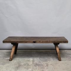 Hungarian Butcher's Block Coffee Table, 1920s