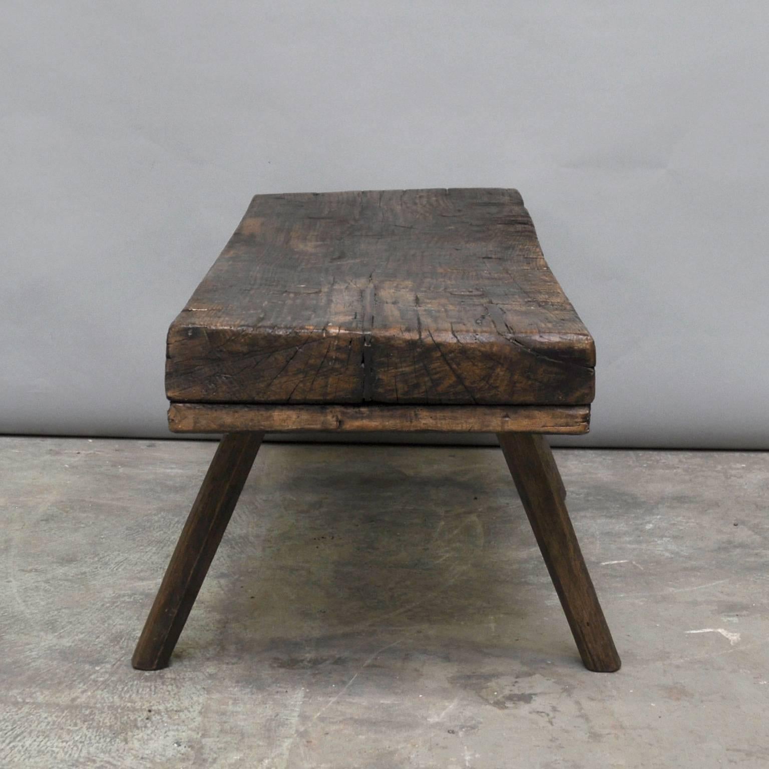 butcher block coffee table