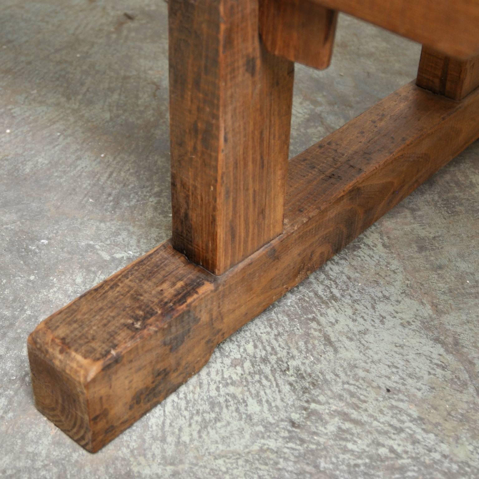 Oak Carpenter's Workbench, 1930s 2