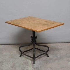 Small Table on a Cast Iron Foot, circa 1925