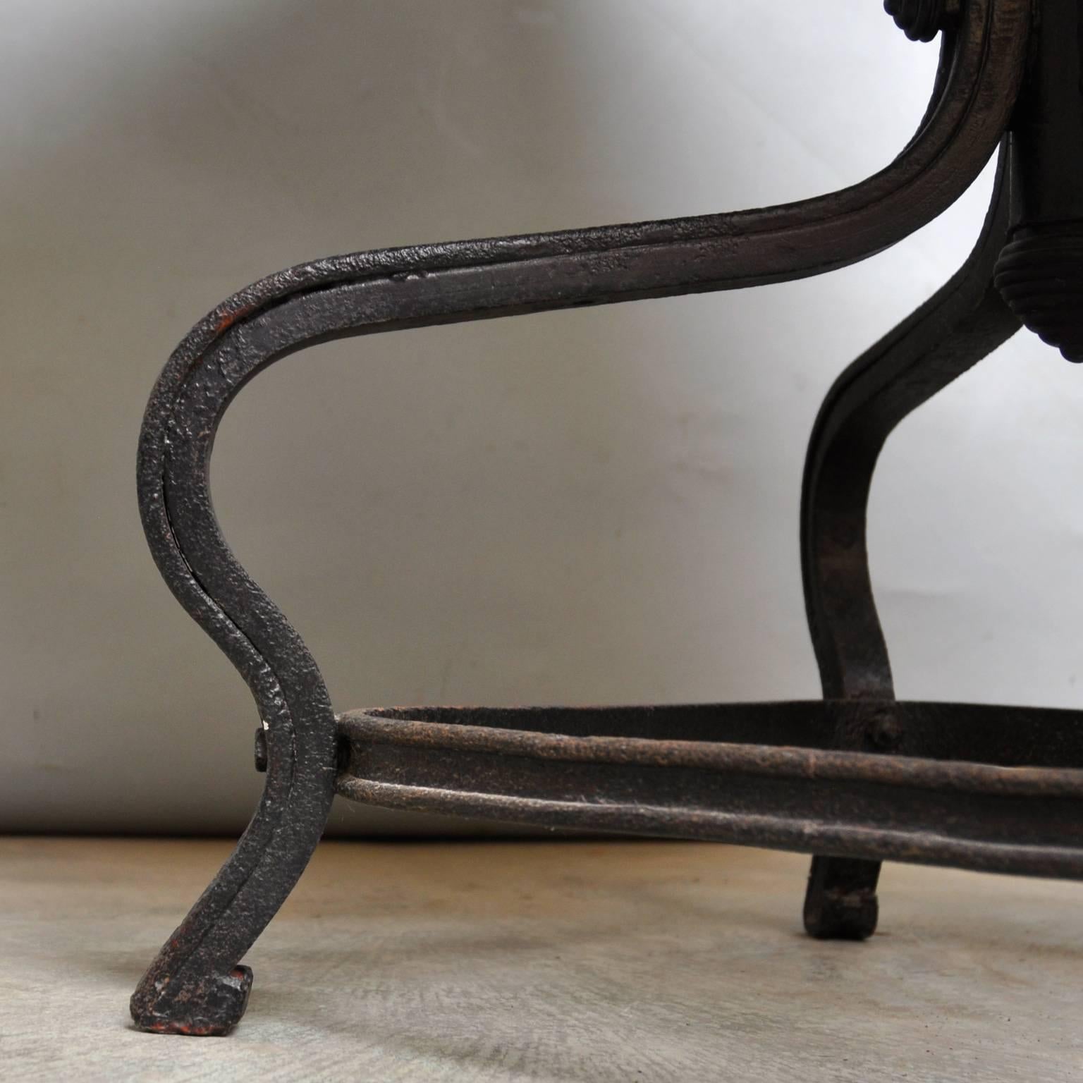 Small Table on a Cast Iron Foot, circa 1925 In Excellent Condition In Amsterdam, Noord Holland