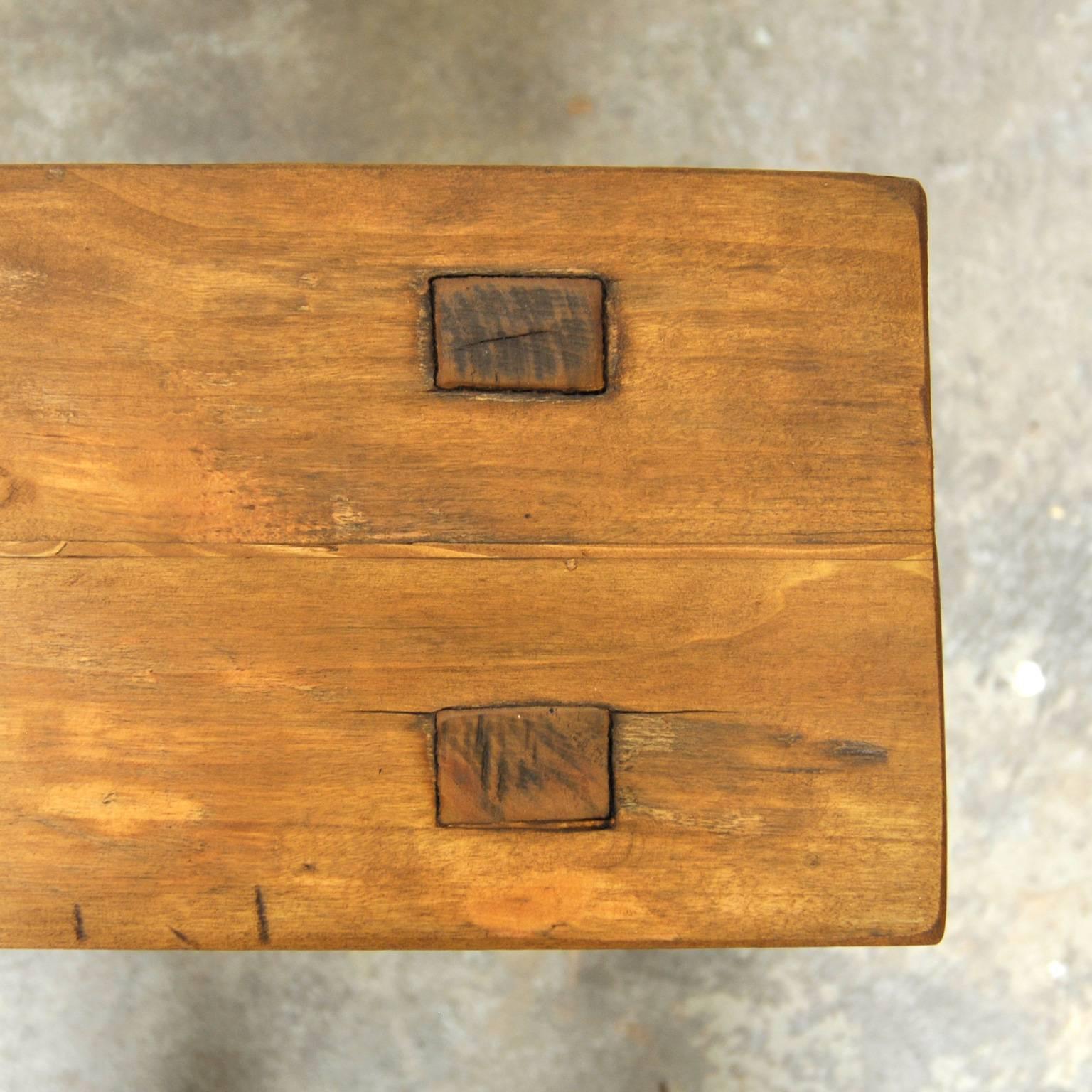 Rustic Small Pine Benches, circa 1930