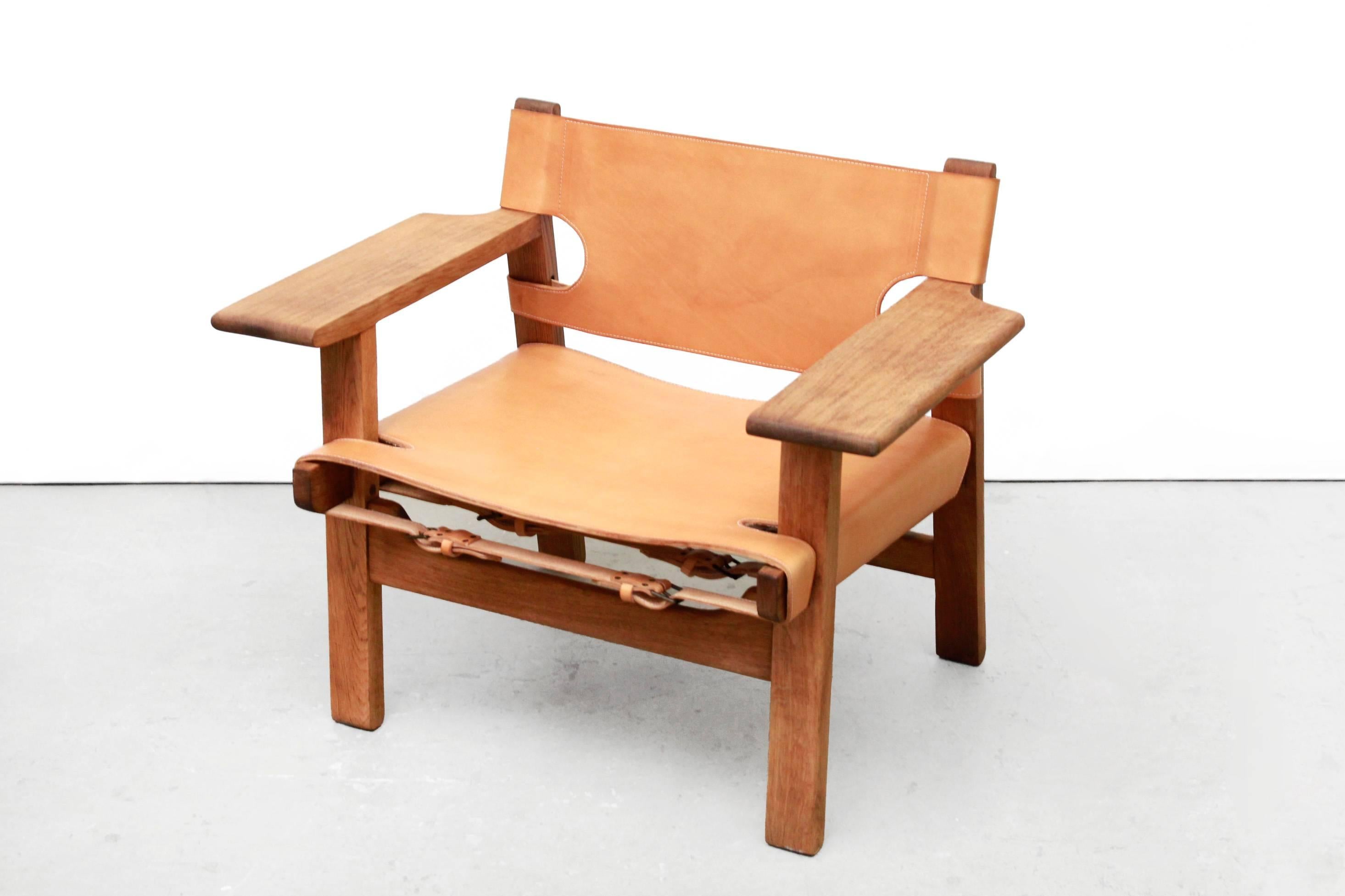 Mid-Century Modern Spanish Chair Model nr 2226 by Børge Mogensen for Fredericia, Denmark, 1950's