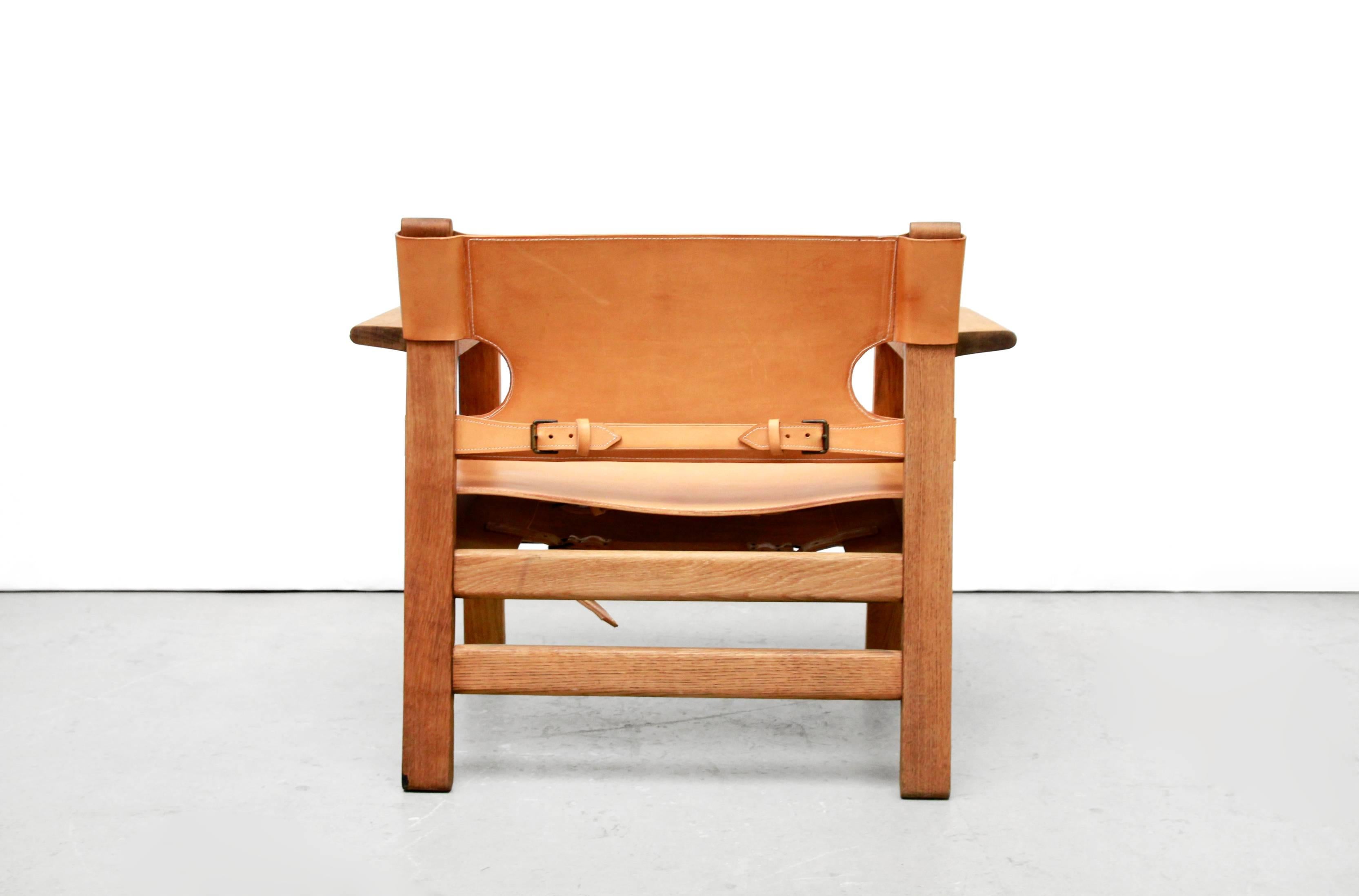 20th Century Spanish Chair Model nr 2226 by Børge Mogensen for Fredericia, Denmark, 1950's