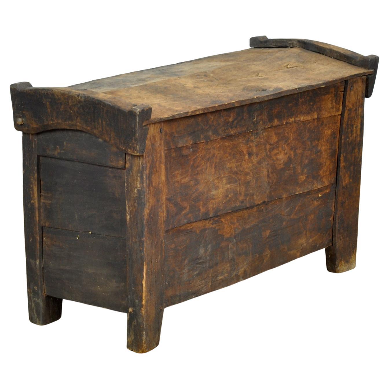 Antica cassapanca da pastore, circa 1850