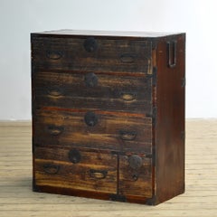 Japanese Tansu chest of drawers, circa 1870