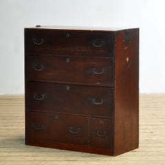 Japanese Tansu chest of drawers, circa 1890