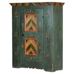 Pine Bridal cabinet, dated 1815