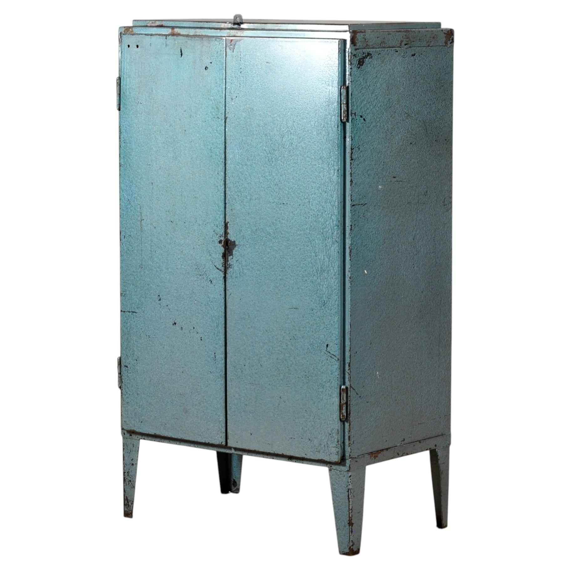 Iron Industrial Cabinet, 1970s For Sale