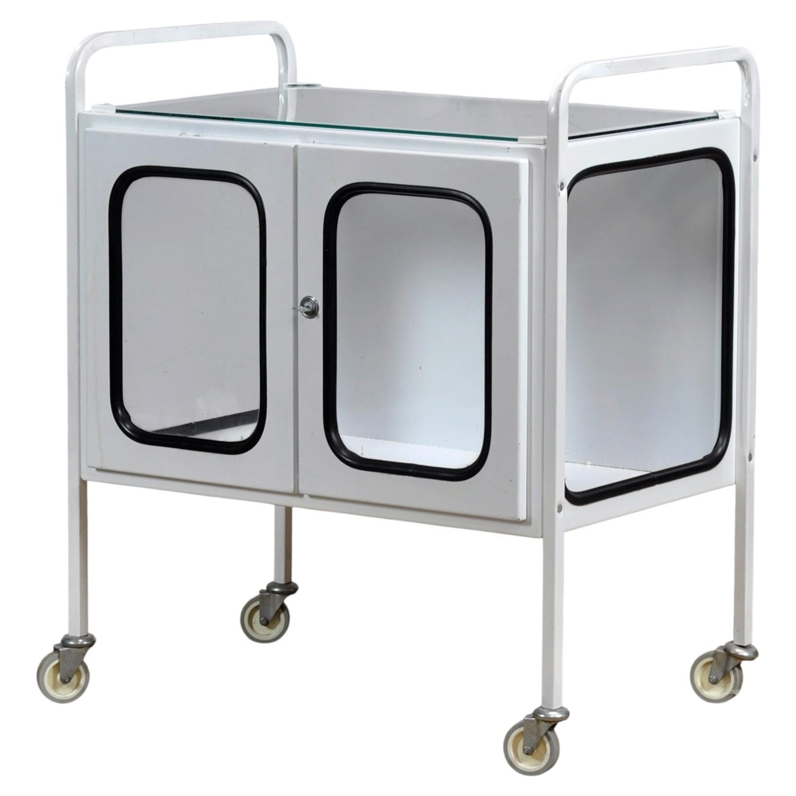 Vintage hospital trolley, 1970s For Sale