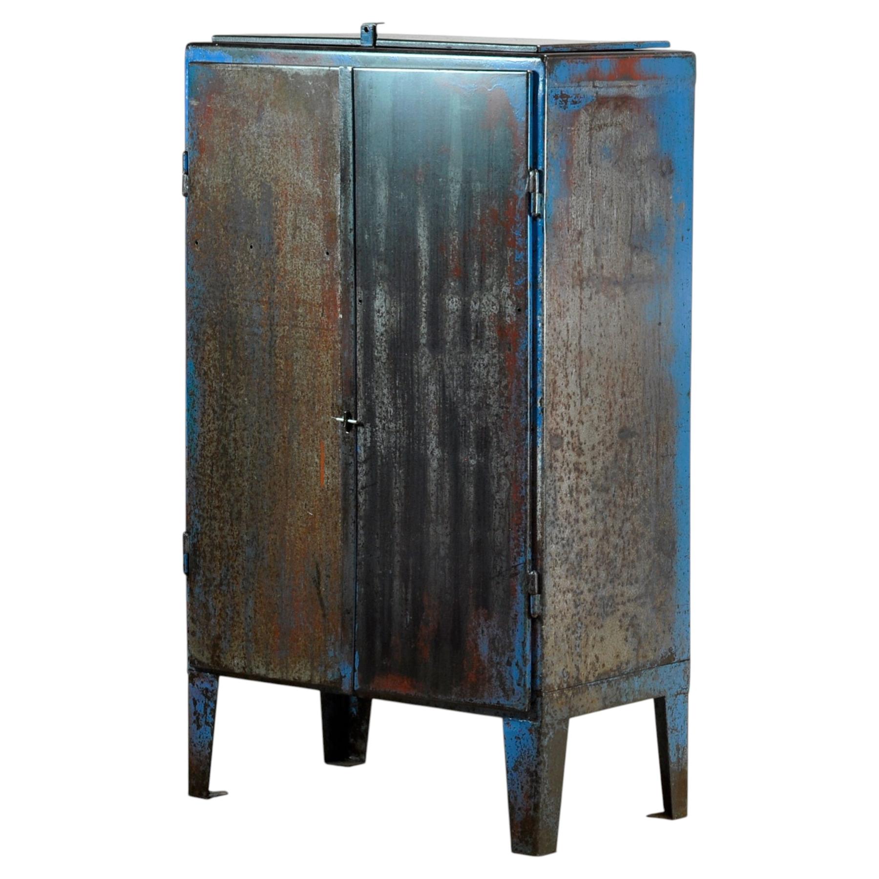 Iron Industrial Cabinet, 1970s For Sale