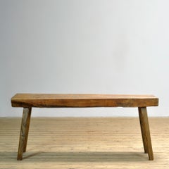 Mesa de carnicero de roble, de alrededor de 1920