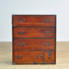 Japanese Tansu chest of drawers, circa 1890
