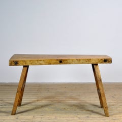 Oak butcher’s table, circa 1920