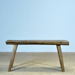 Table de boucher en chêne, vers 1920