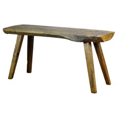 Table de boucher en chêne, vers 1920